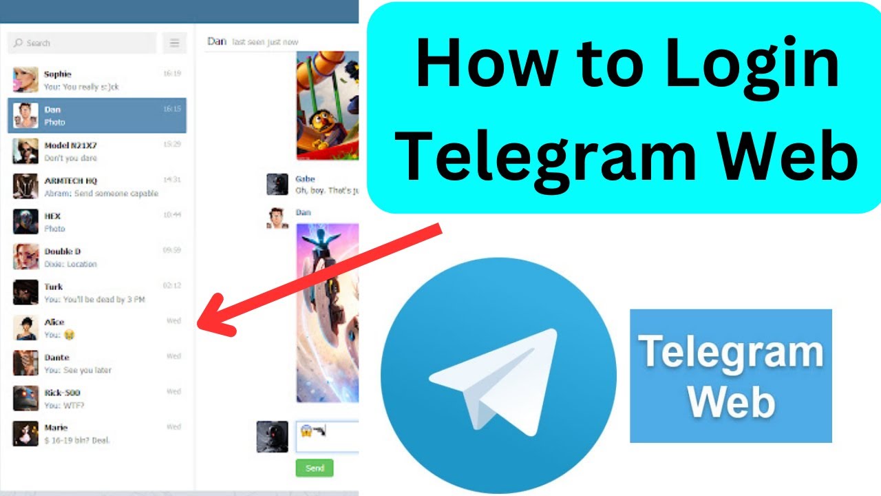 Adding friends on Telegram